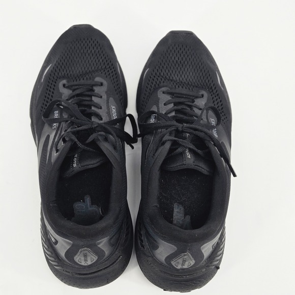 Brooks Adrenaline GTS 23 Triple Black Men Running Sneakers Shoes Size 10.5 D main image 8